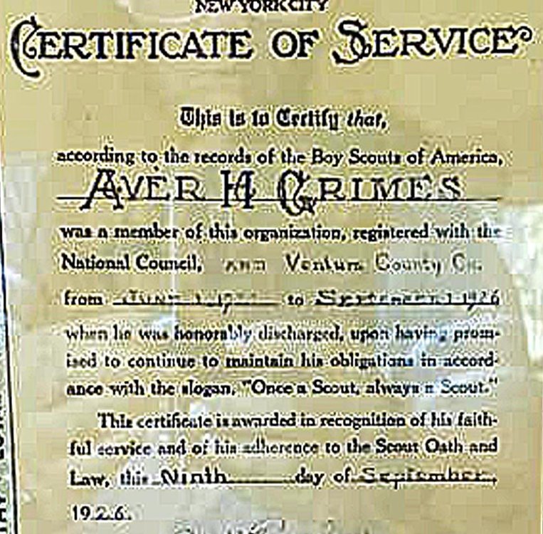 Fillmore Scouter certificate wording 1926.jpg